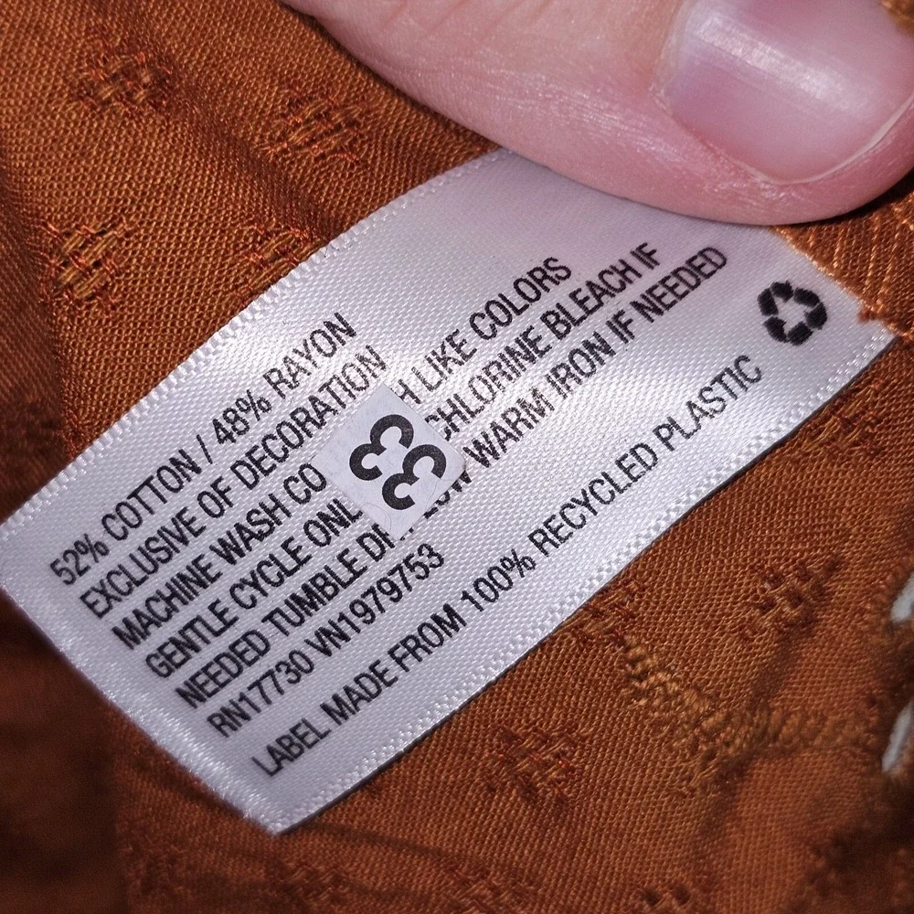 Universal Thread Brown Ruffle Dress - Picture 8 of 16